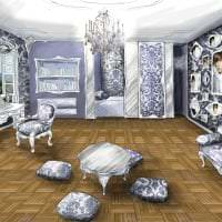 schöne Schlafzimmergestaltung im Rokoko-Stil Bild