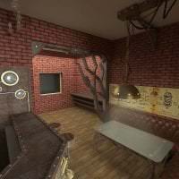 steampunk stil hus med antikk effekt bilde