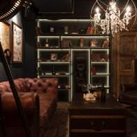 steampunk husdesign med treparkettbilde