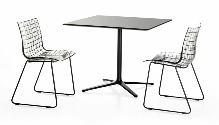 gennemsigtig stol x3 maxdesign gittermønster gitterbordside