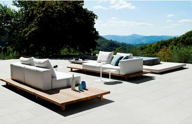 Træhus terrasse balkon møbler design