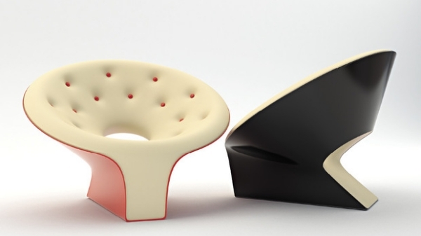 Slap af lænestol polstrede møbler Futuristisk outfit