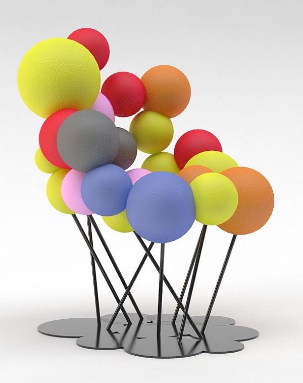 Ballonstol moderne design innovative ideer