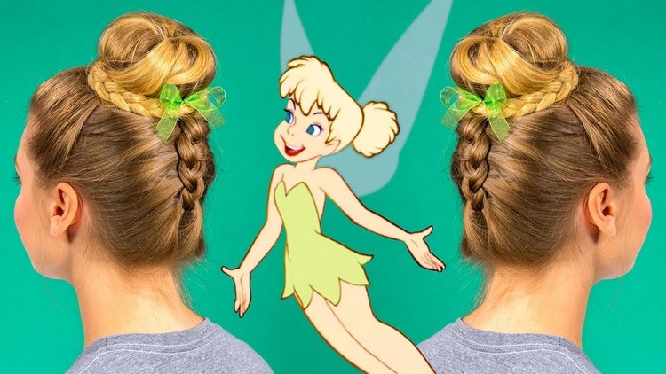 Updo frisurer til langt hår Instruktioner gør Tinkerbell frisure selv