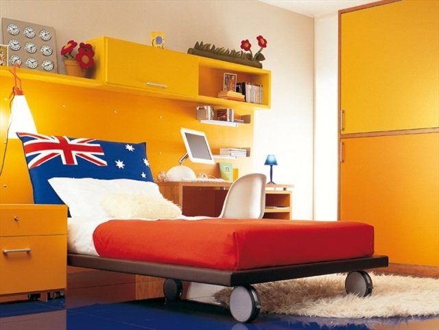 Roll bed design moderne drenge værelse ideer kære