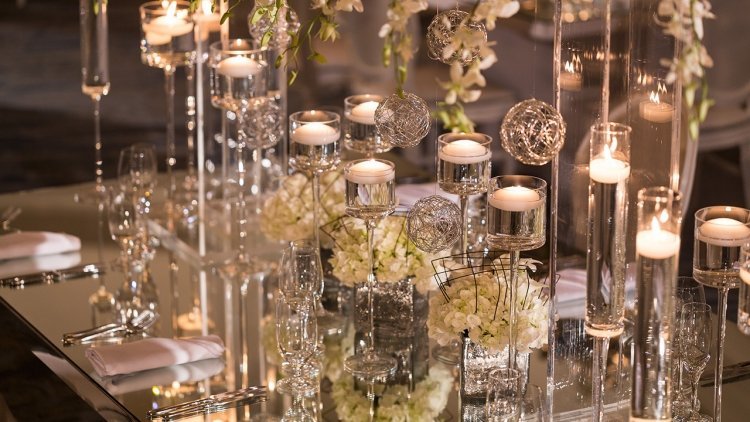 Bryllup-bord dekoration-ideer-billeder-eksempler-stearinlys