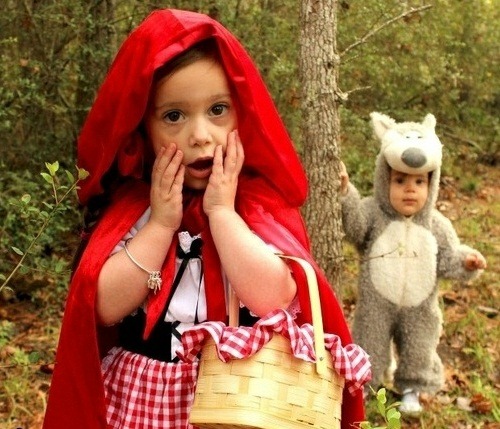 Wolf sjove børnekostumer Halloween ideer