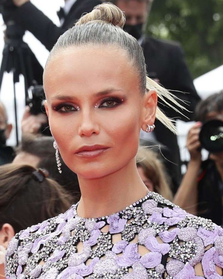 Pink øjenskygge makeup trends 2021 Cannes Film Festival det smukkeste look