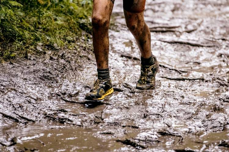 mudder i skoven, sport egnet til egnede løbesko