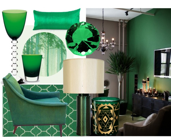Smaragdgrøn trendfarve 2013 pantone møblering dekoration