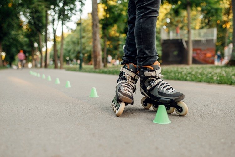 Udendørs sport inline skating er tilbage i 2020