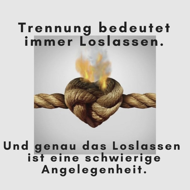 Adskillelse betyder at give slip, og det er præcis det, der er svært