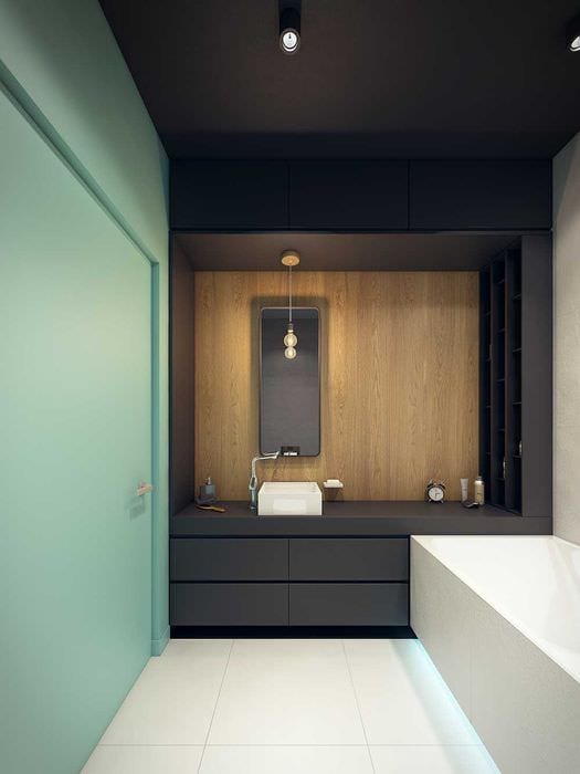 опция за красив дизайн на баня 6 кв.м
