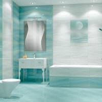 идеята за красив интериор на баня 6 кв.м снимка