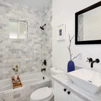 идеята за красив интериор на банята 6 кв.м снимка