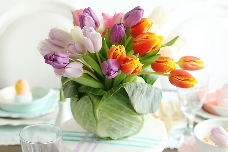 Lav selv aftale med tulipaner Instruktioner