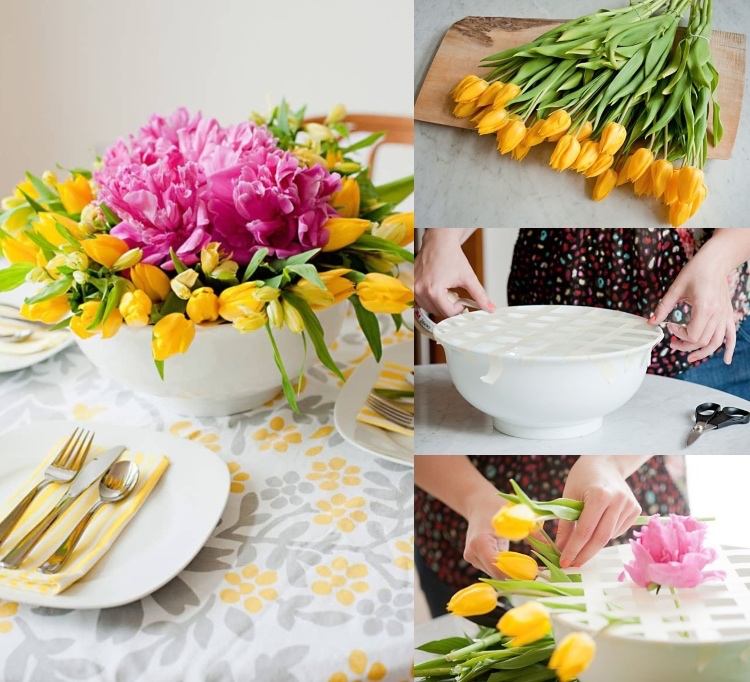 Sådan laver du blomsterarrangement med tulipaner selv