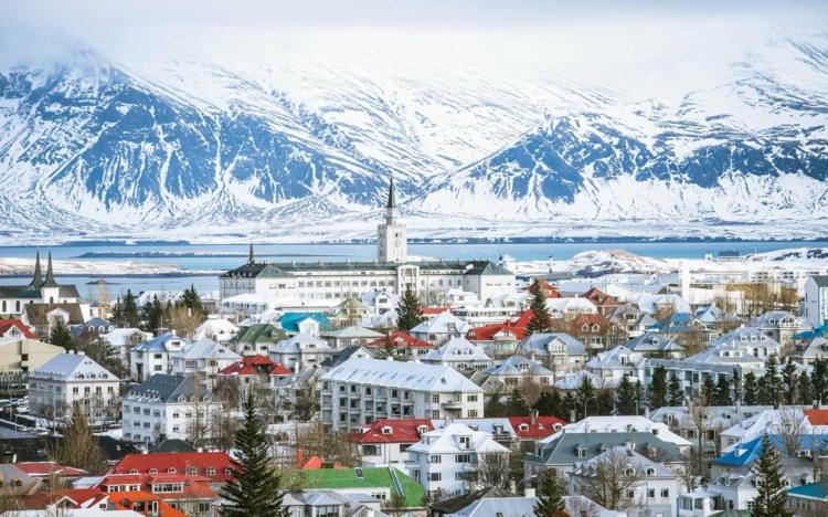 Reykjavik Island Ferie nul Affaldstip Grønne lande