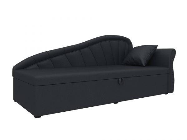 Das Ottoman-Sofa ist zwar schmal, aber lang.