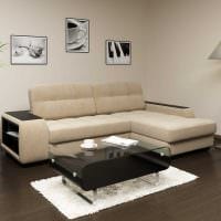 идея за красив дизайн на апартамент със снимка на диван
