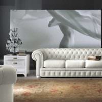 идеята за красив декор на стая с диван картина