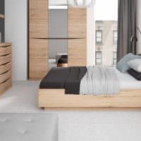 Idee für ein schönes Wohnzimmer-Schlafzimmer-Innenfoto