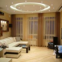 Beispiel für ein helles Wohnzimmer-Schlafzimmer-Innenbild