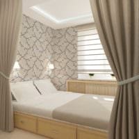 идея за красив стил на снимка за спалня в хола