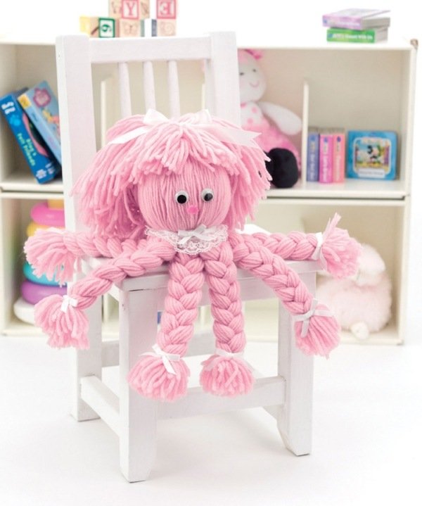 Legetøjsuld blæksprutte lyserøde ideer-puslet med børn