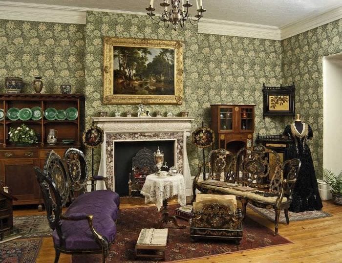 красив викториански декор за спалня