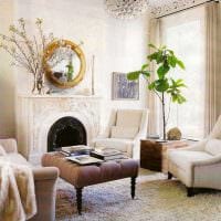 kaunis olohuoneen tyyli vintage -tyylisessä valokuvassa