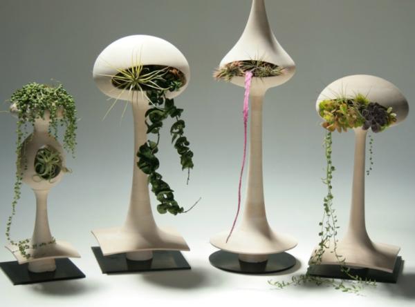 futuristiske plantekasser-Golly Pods-keramisk design moderne