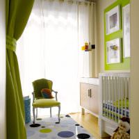 Svetlý transparentný záves do detskej izby
