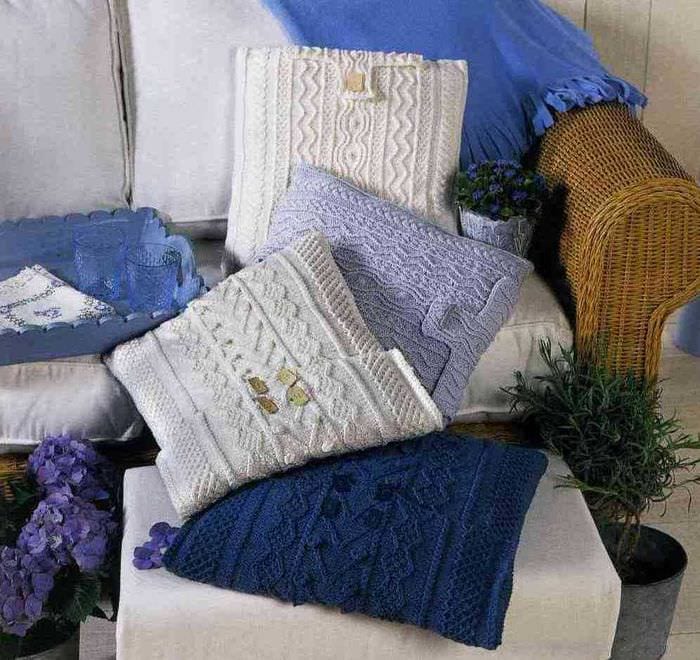 perne tricotate stil cameră