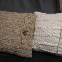 perne tricotate în stil cameră foto