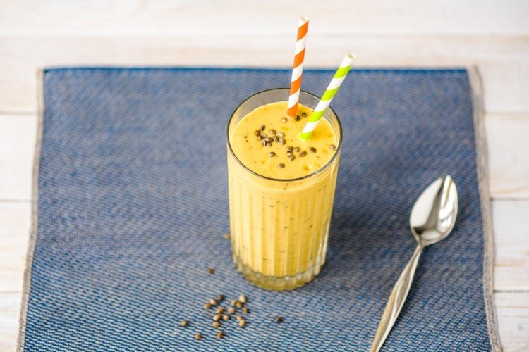 Græskar og banan smoothie varm opskrift