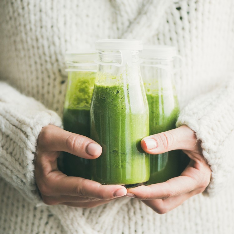 Grønne varme smoothies perfekt til efterår og vinter