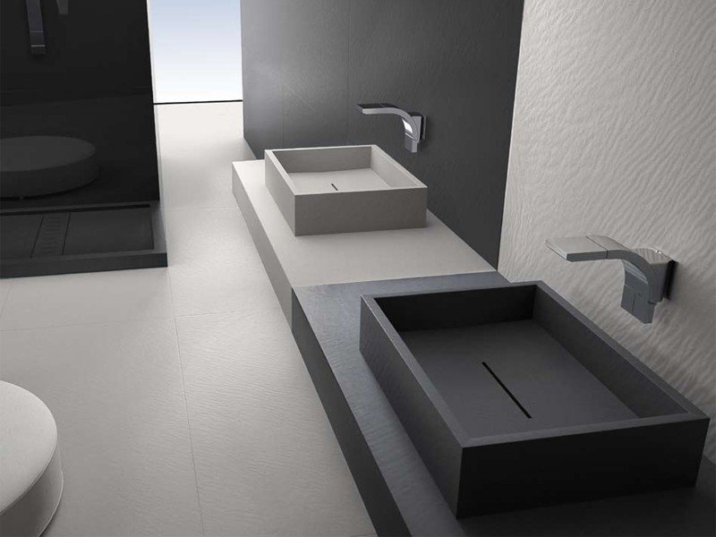 Håndvask-moderne-badeværelse-bordplade-håndvask-granit-granitfiandre-xtra