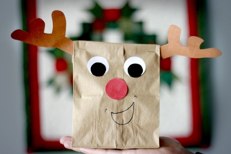 rensdyr tinker papir dør idé børn jul