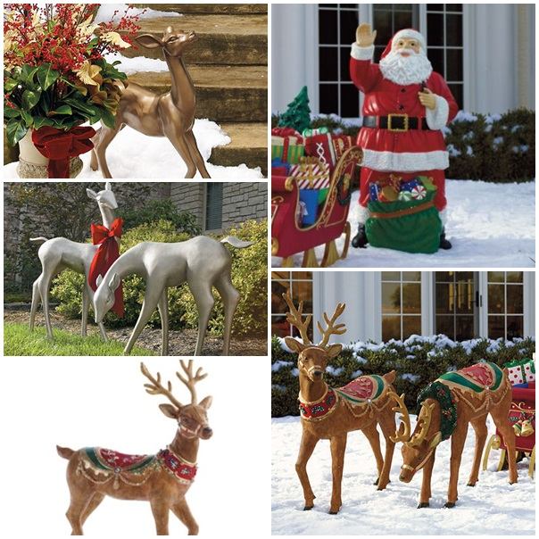 Julemandens figurer rådyr