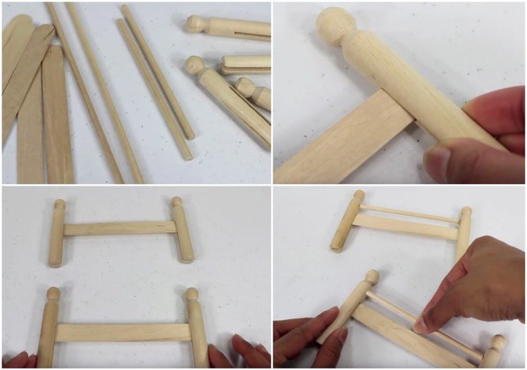 træværk-børn-ideer-let-vejledning-runde hovedklemmer-spisepinde-ispinde