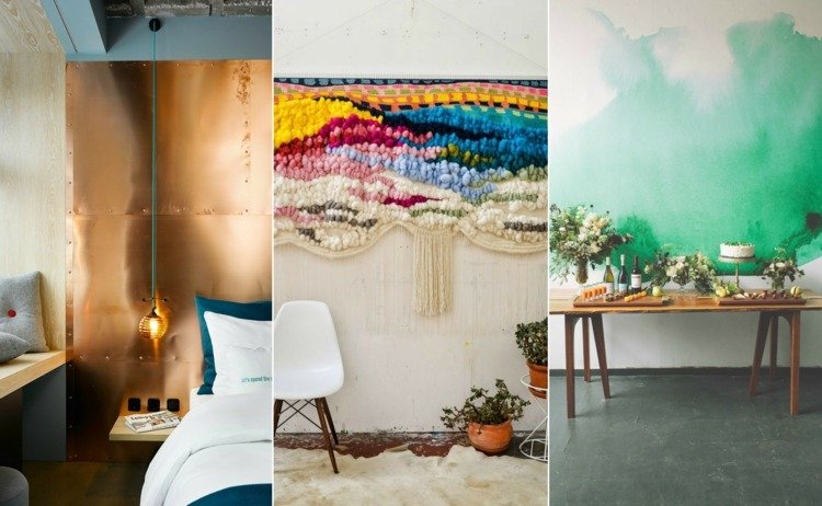 design vægge ideer tendenser pinterest farver tekstil metal