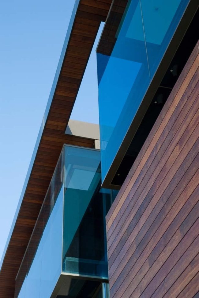 Studio 9one2-moderne hus-massivt træ facade design træ