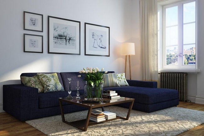 Smarte og hyggelige stue levende ideer 3d NW interiør design studie