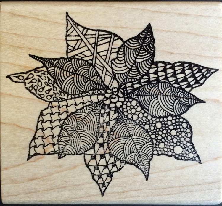 Zentangle skabeloner Julestjerne julestjerne stempel