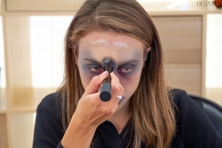 Zombie make up skjul papir hud concealer